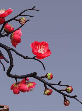 创意摆件仿真花瓶厂家直销假山流水喷泉现代盆景代发工艺品可树脂