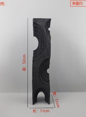 北欧创意树枝状木纹客厅摆件树脂玄关书房电视柜样板房家居装饰品