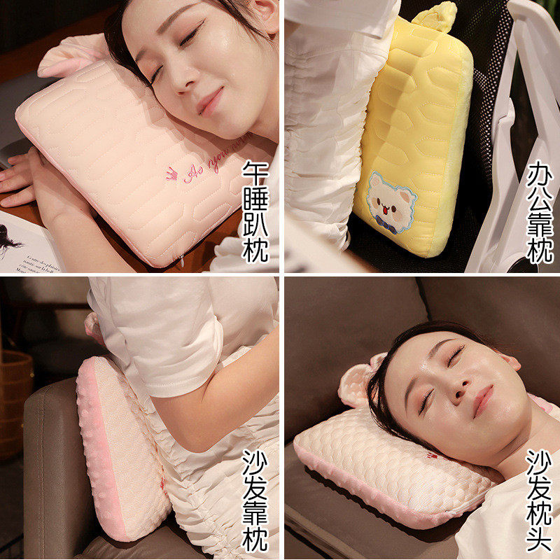 冰丝午睡枕办公室午休神器趴桌子睡觉抱枕学生趴睡小枕头儿童趴枕,淘宝优惠券,粉丝福利购,淘宝优惠卷
