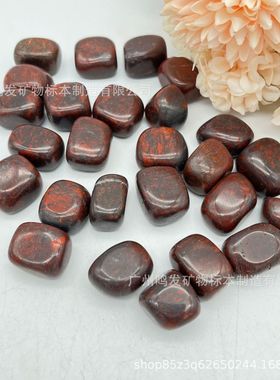 热销厂奇石批发天然鸡血石大颗粒滚石矿石宝石水晶摆件鱼缸造景货