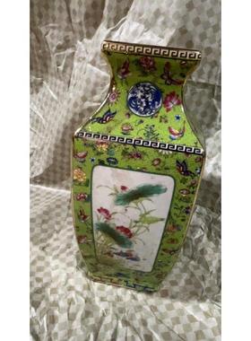 景德镇陶瓷瓷瓶摆件古彩珐琅彩仿陶瓷瓶摆件青花瓷仿古古董花瓶