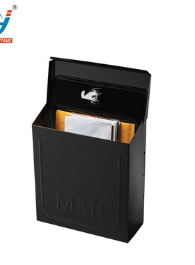 美式信箱创意室外意见箱金属现代铁艺户外花园壁挂式信箱