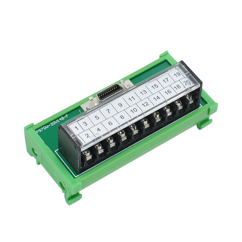MR-J4-B中继端子台ps7dw-20v14b-f 接口用端子排 SCSI20分线器 - 图3