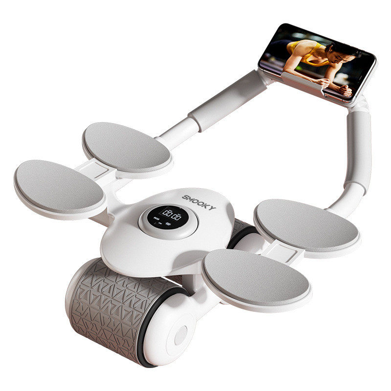 平板支撑健腹轮肘撑健腹轮自动回弹卷腹轮腹肌轮收腹神器健身器材,淘宝优惠券,粉丝福利购,淘宝优惠卷