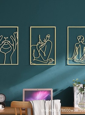 金属厂家热销中山铁艺墙壁装饰工艺品挂件