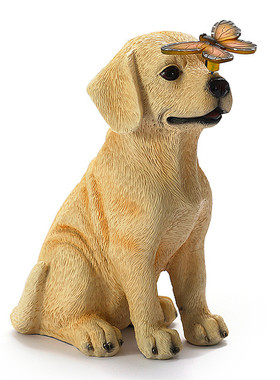 动物户外庭院小狗雕像摆件草坪装饰灯太阳能灯造型防水氛围灯