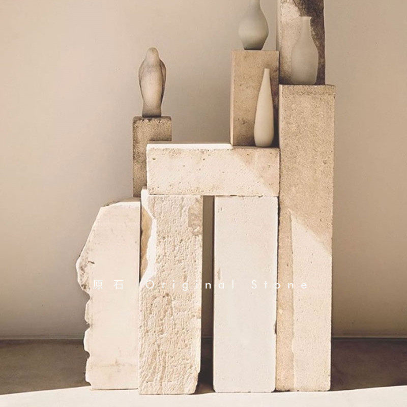 黄洞大理石毛面粗凿雕塑荒料原石地台摆件台底座基座落地立柱墩子,淘宝优惠券,粉丝福利购,淘宝优惠卷