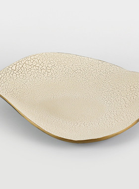 热销极简肌理托盘摆件现代软装样板房间酒店桌面客厅茶几水果盘装