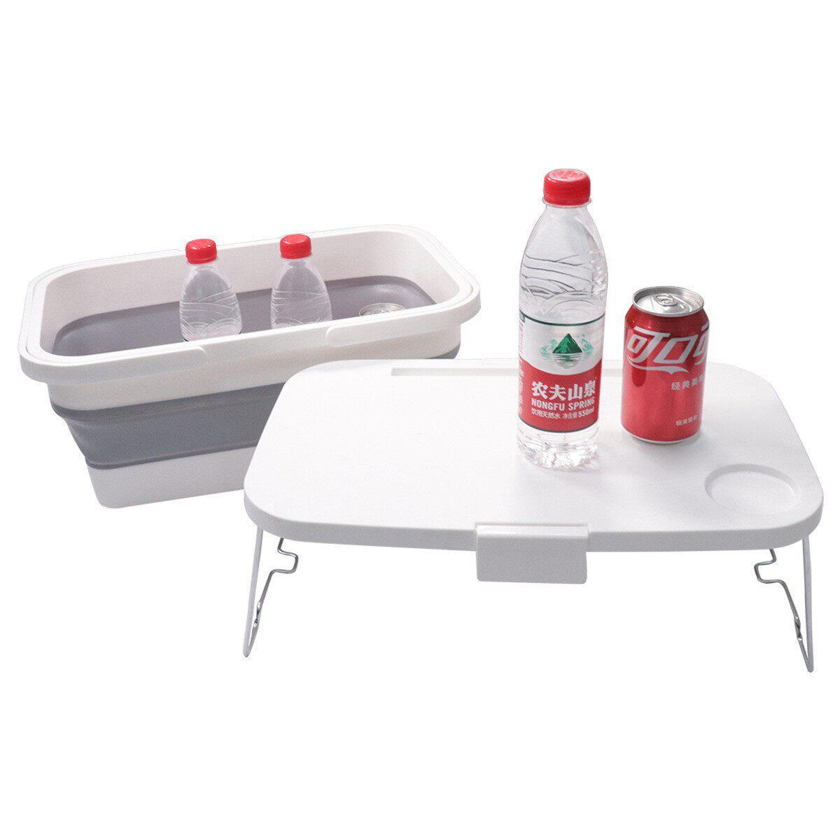 户外野餐篮多功能外卖大容量冰包水果篮野餐包冰篮手提折叠收纳篮,淘宝优惠券,粉丝福利购,淘宝优惠卷