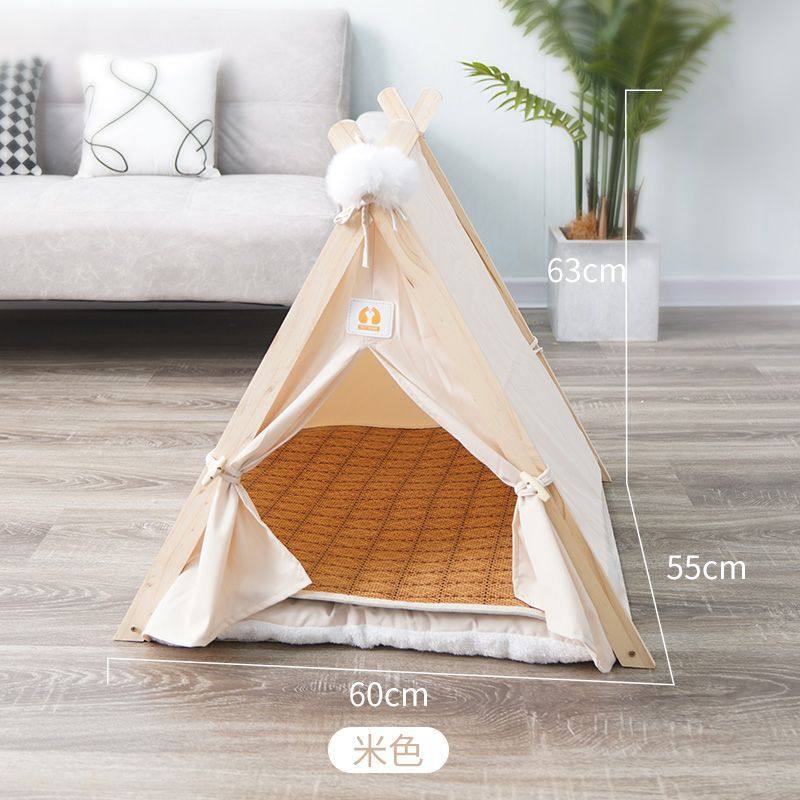 宠物帐篷宠物床猫房子可拆洗封闭式网红猫窝泰迪比室内狗窝狗房厂,淘宝优惠券,粉丝福利购,淘宝优惠卷