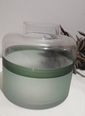 厂家直销北欧简约透明玻璃花瓶ins风插花瓶客厅摆件卧室装饰花器