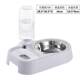Pet cat bowl double bowl dog bowl non-wet mouth automatic water dispenser anti-knock over rice bowl pet daily necessities