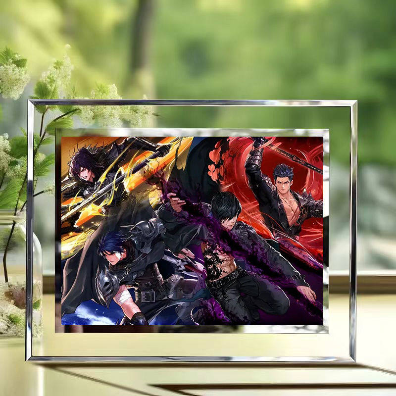 dnf手游DNF手游ins风学生水晶相框diy房间宿舍桌面小摆件送朋友闺蜜礼物