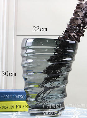 简约现代品样板房居家欧式客厅卧室电视柜水养插花瓶艺术摆件玄关