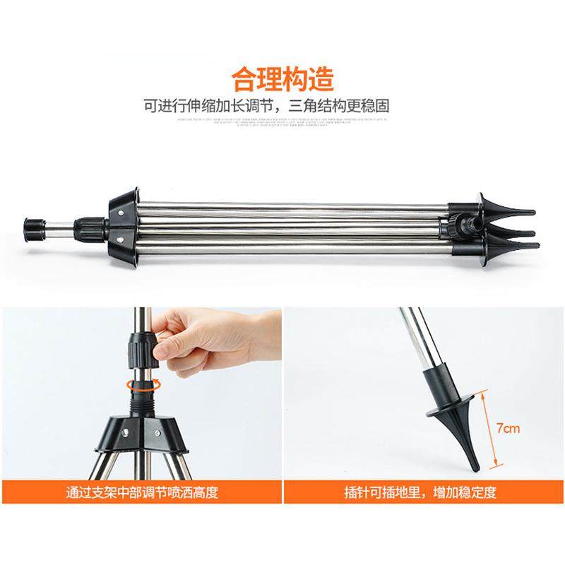 4分不锈钢喷灌三脚架喷头子架 浇花灌溉园林花园 工具支架 洒水器,淘宝优惠券,粉丝福利购,淘宝优惠卷