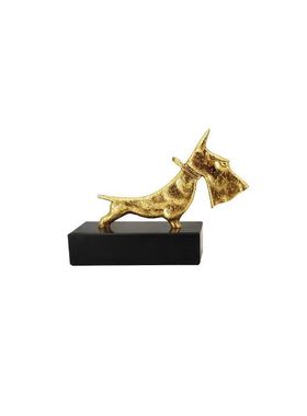 现代简约铸铁黑色刀刀狗样板房售楼部卧室客厅书房桌面饰品摆件