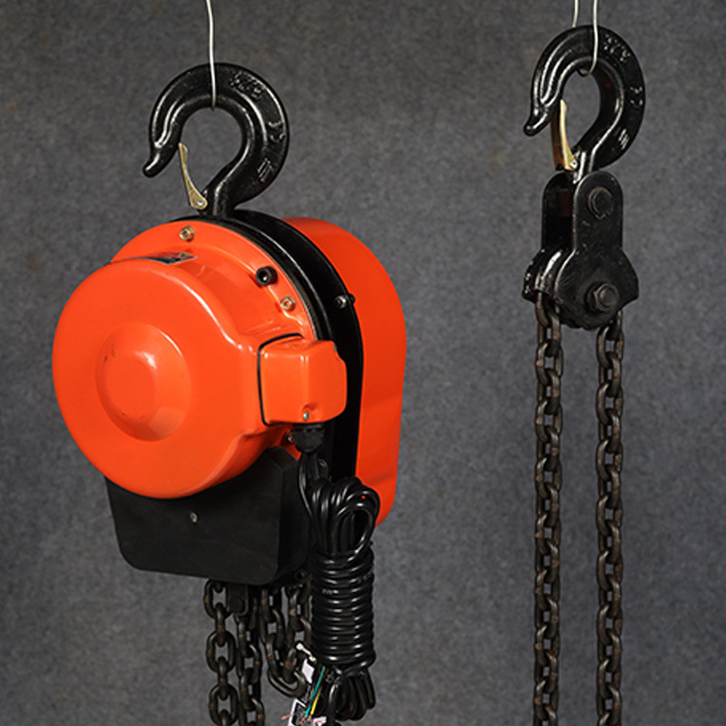 热销电动380v1t/2t/5t环链电动葫芦雄狮倒链提升机挂钩固定式电葫 - 图0