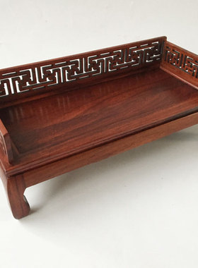 木质模型红酸枝微缩家具微型家具红木家具摆件罗汉床批发