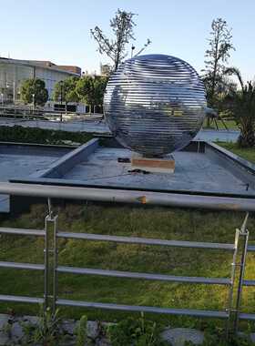 热销圆球室外不锈钢雕塑校园公园绿地景观圆雕