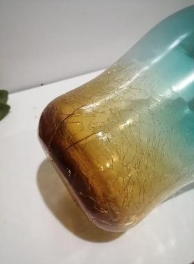 厂家直销轻奢玻璃花瓶高级感客厅插花花艺摆件批餐桌装饰现代简约