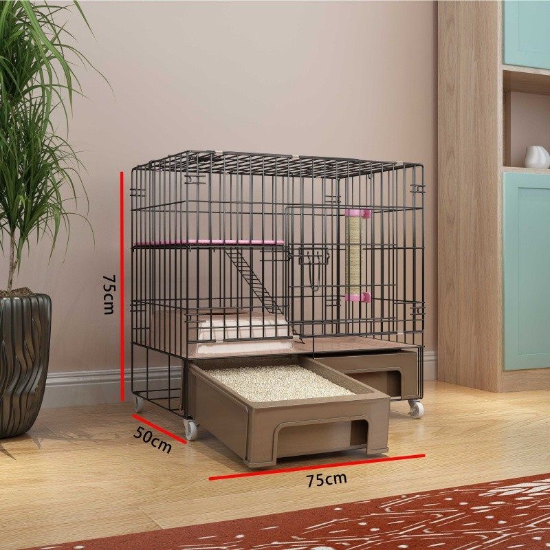 猫笼子一体厕所带家用室内超大自由空间猫窝二层三层四层猫别墅,淘宝优惠券,粉丝福利购,淘宝优惠卷