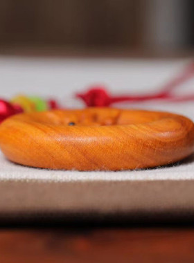 檀香一路平安车挂小吊坠文玩diy工艺品木质装饰品挂件