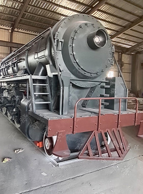 热销一比一静态复古蒸汽火车头景区打卡火车餐厅网红广场老式机车