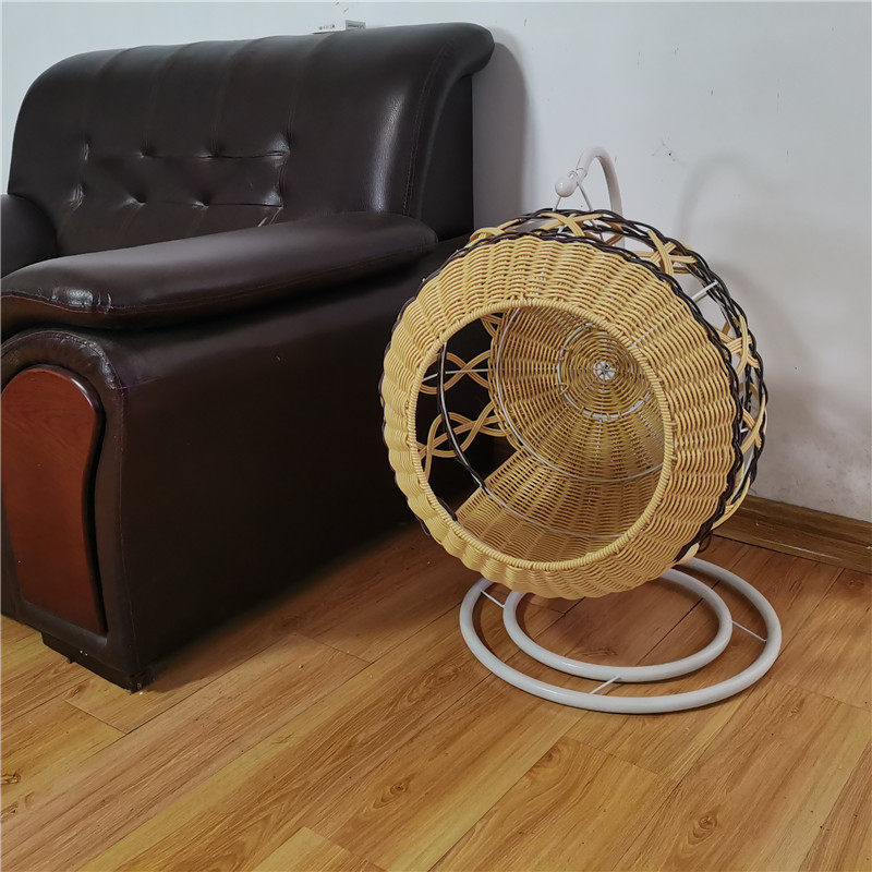 可拆卸猫窝藤编吊篮宠物窝夏季手工编织猫篮子无味不沾毛,淘宝优惠券,粉丝福利购,淘宝优惠卷