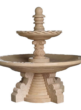 欧式园林景观雕塑别墅庭院石雕广场喷泉小区流水大理石石雕喷泉