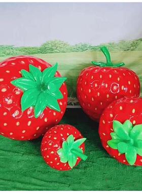 水果玻璃钢雕塑户外园林景观农家乐果园摆件大型仿真青菜蔬菜雕塑