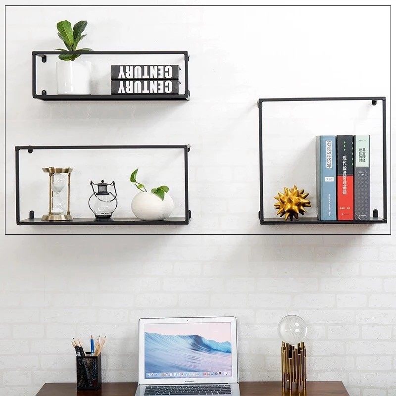 热销现代简约铁艺壁架家用客厅创意卧室墙上置物架组合花架墙上书,淘宝优惠券,粉丝福利购,淘宝优惠卷
