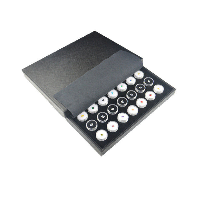 亚克力圆盒柜台展会透明裸石盒裸钻彩宝石盒戒面盒托盘展示盘带盖,淘宝优惠券,粉丝福利购,淘宝优惠卷