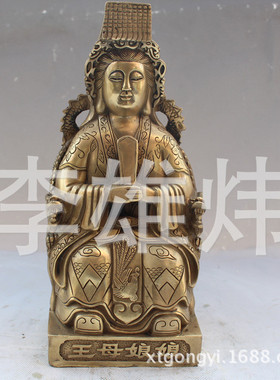 纯铜神像铜玉皇大帝铜王母娘娘家居供奉神像