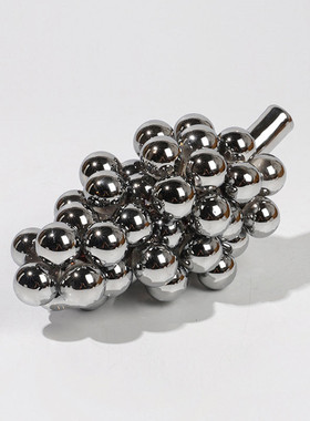 热销简约轻奢售楼处葡萄摆件样板间玻璃玄关客厅电视柜书房软装饰