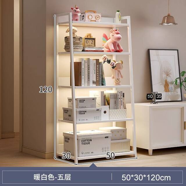 54n storage rack with door cabinet bookshelves iron art wall living room corner integrated multi-layer storage storage rack supermarket