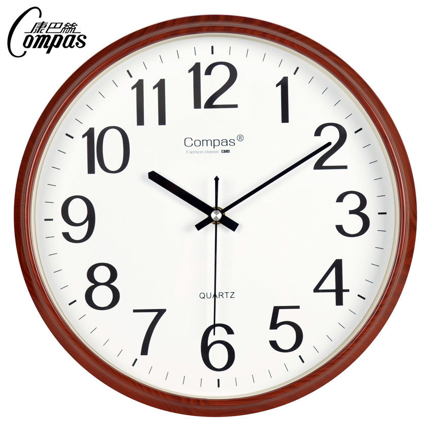 康巴丝新款钟表挂墙时尚钟表挂钟客厅家用餐厅时钟桌面简约石英钟,淘宝优惠券,粉丝福利购,淘宝优惠卷