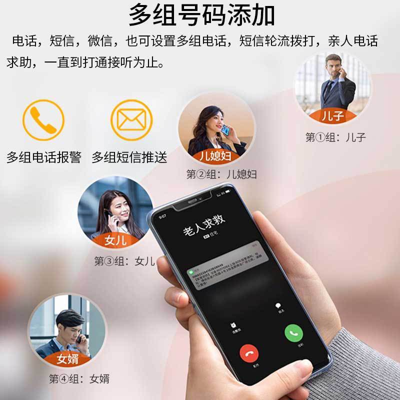 智慧养老4G毫米波雷达60g智能感应传感探测人体老人防跌倒报警器 - 图1