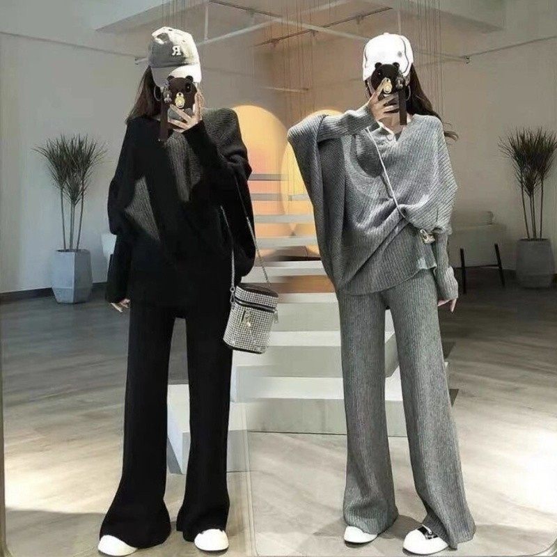 孕妇套装春秋季2024时尚新款慵懒风宽松休闲阔腿裤显瘦两件套,淘宝优惠券,粉丝福利购,淘宝优惠卷