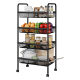 Hot sale simple household floor-standing storage shelf bathroom balcony living room kitchen vegetable cart storage rack