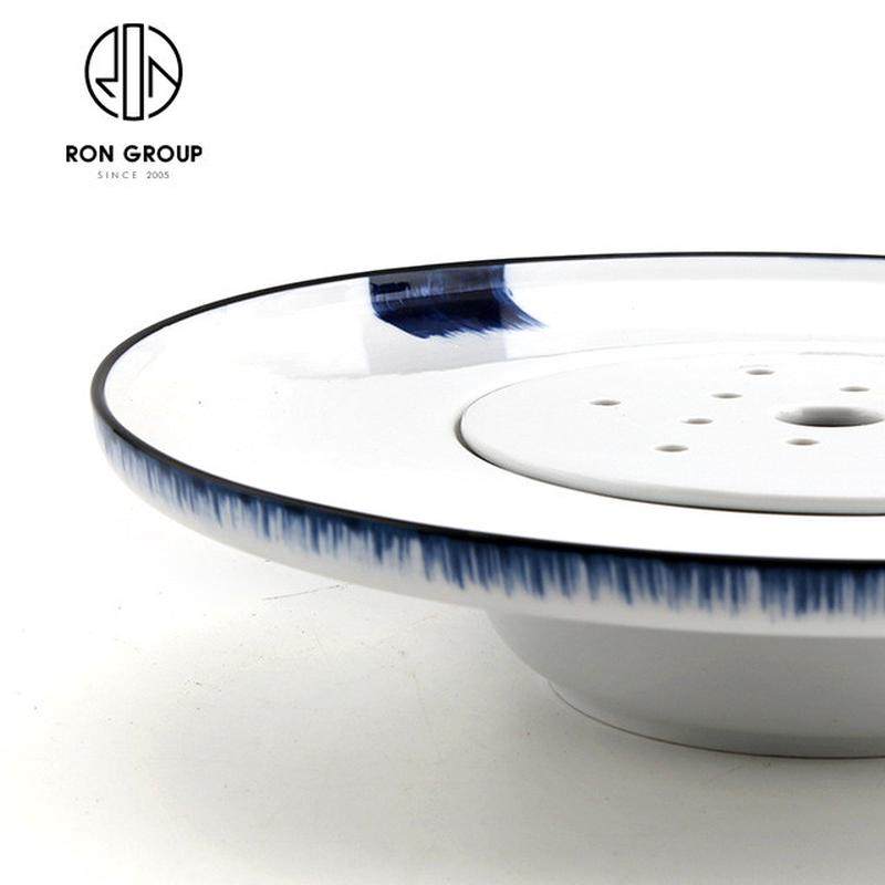 定制餐厅餐具干冰日式刺身冰盘盘陶瓷冒烟意境菜盘创意三文鱼冰盘,淘宝优惠券,粉丝福利购,淘宝优惠卷