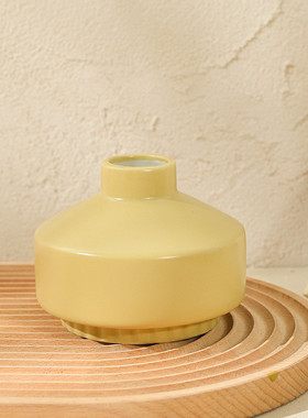 北欧ins陶瓷花瓶摆件创意家居客厅简约小口径插花花瓶文艺小清新