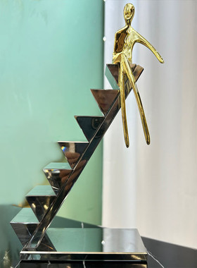 北欧家居人物摆件轻奢创意简约玄关书房办公室样板间艺术软装饰品