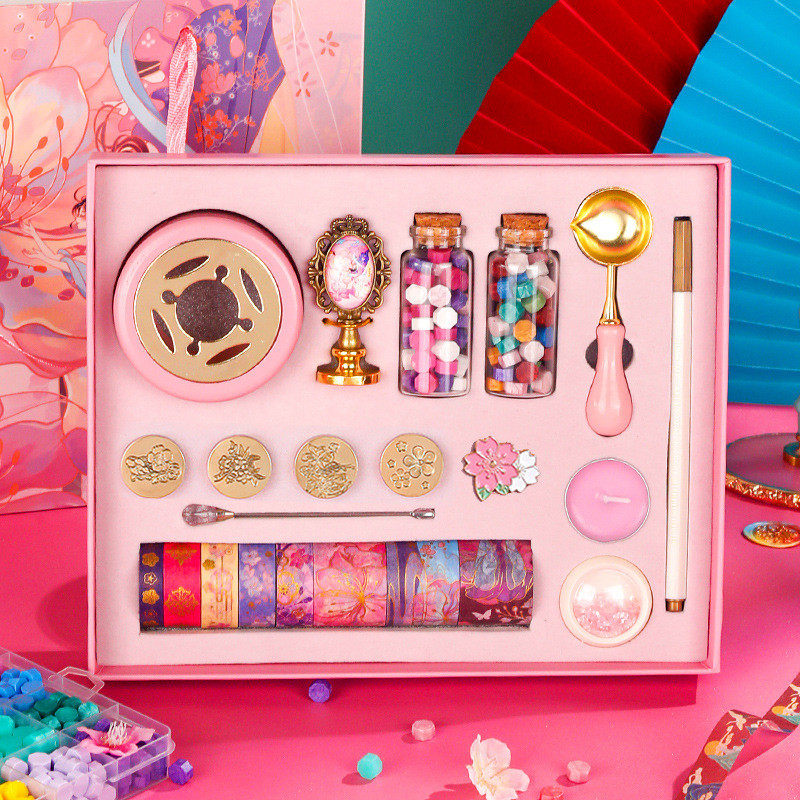 欧式复古火漆印章套装蜡粒熔炉信封请帖封口古风印章头手账小工具,淘宝优惠券,粉丝福利购,淘宝优惠卷