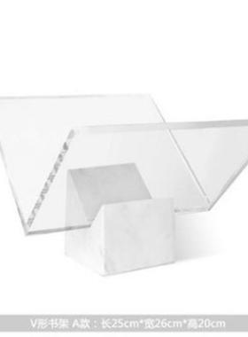 轻奢风黑色x形书架杂志架画册陈设样板房间售楼处软装饰品摆件