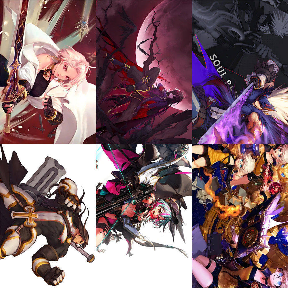 地下城与勇士官网126张地下城与勇士贴纸周边手账高颜值diy人物贴画笔记本