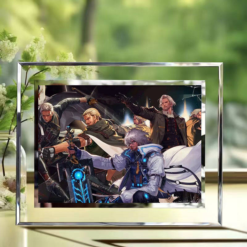 dnf手游DNF手游ins风学生水晶相框diy房间宿舍桌面小摆件送朋友闺蜜礼物