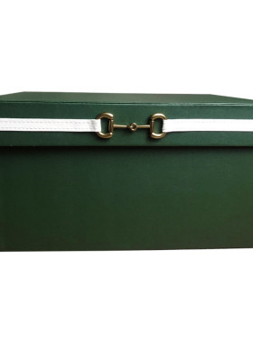 厂家批发木质圈首饰盒挂桌面收纳盒样板房软装摆件翻盖礼品包装盒