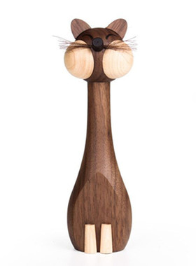 十二生肖鼠年工艺品工艺礼品 北欧家居装饰木质鼠摆件木制木偶