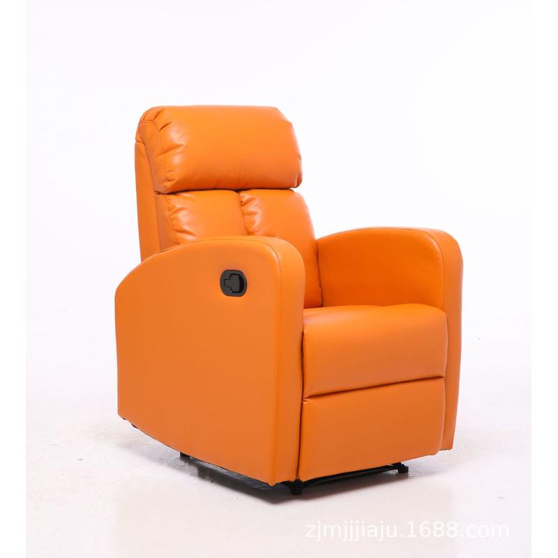 简约舒适电脑椅家用办公椅老板椅按摩趟可可搁脚折叠式沙发椅休闲 - 图1