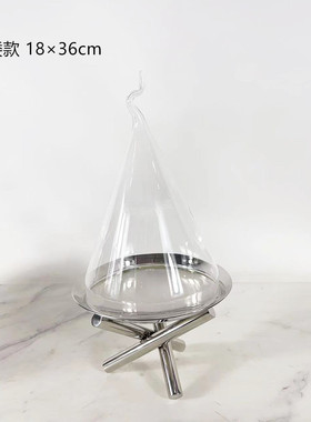 简约现代摆件不锈钢水果盘果盆软装饰品样板间餐桌托盘收纳盘金属